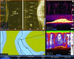Zobraznie dvoch pohľadov priestorovej sondy spolu s navigáciou na mape a zobrazením klasickej sondy Zobraznie dvoch pohľadov priestorovej sondy spolu s navigáciou na mape a zobrazením klasickej sondy