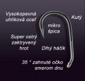 Kaprov rybrske hiky Super D - Tandem Baits 10ks